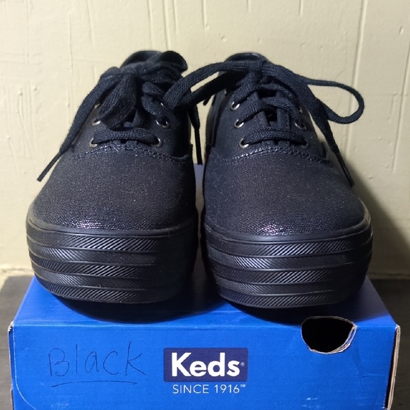 Keds Shoes - Keds Classic Black Lace-Up Sneakers